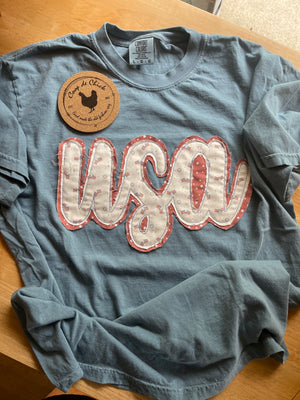 USA T shirt LARGE