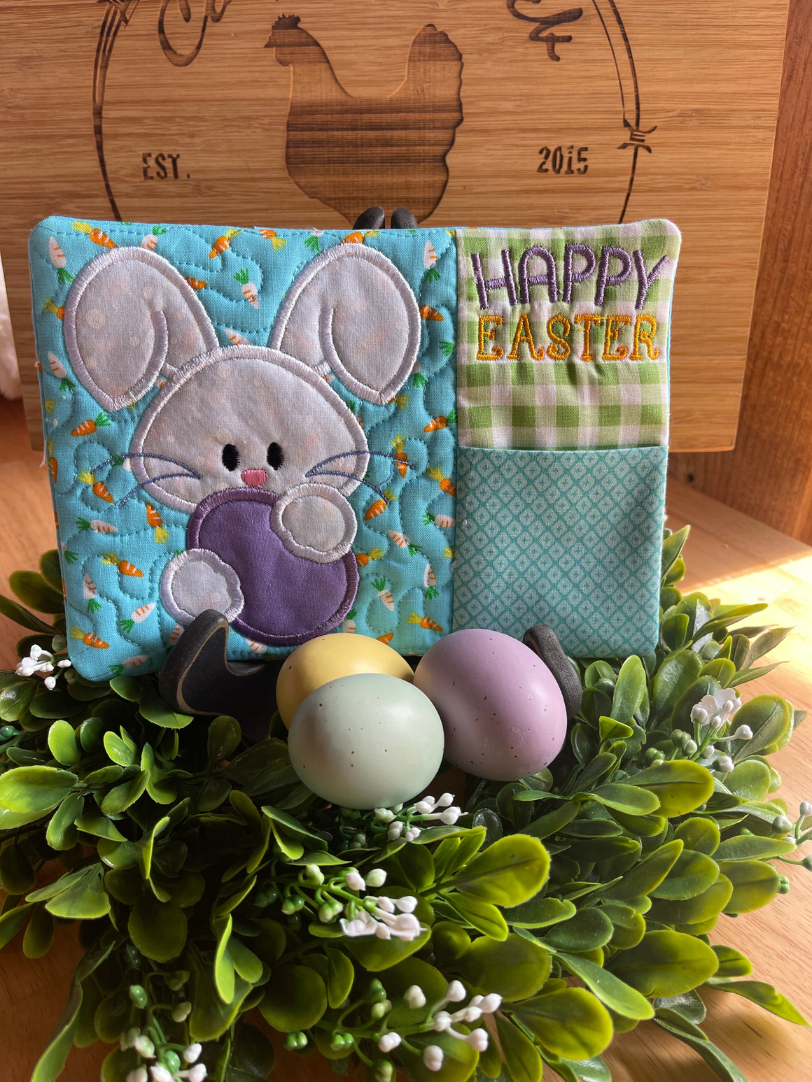 Easter Egg Mug Rug