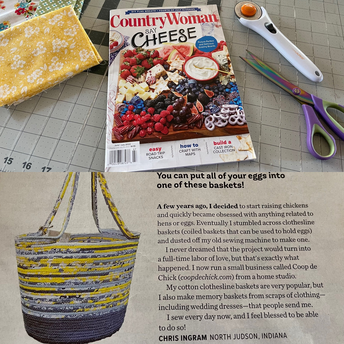 Hi!! If you found me in Country Woman Magazine and have questions about my products feel free to email me at coopdechick@gmail.com You can also find me on Instagram and Facebook! The links for all three are at the bottom of this website!! Thank you!!!