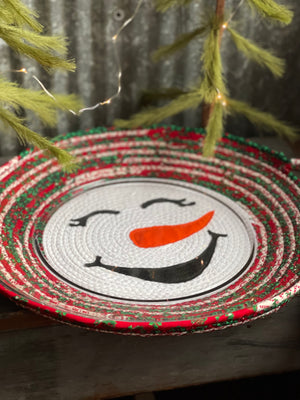 Cookie / Serving Snowman platter