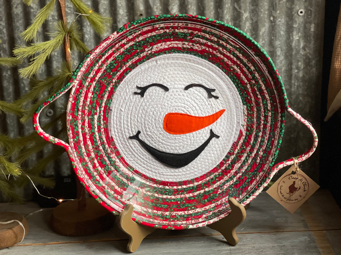 Cookie / Serving Snowman platter