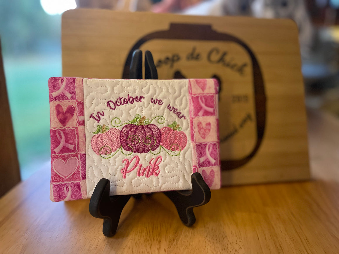 Pink Mug Rug