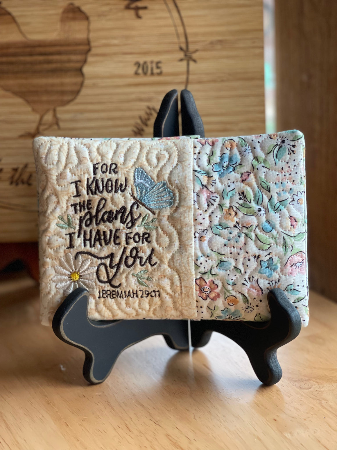 For I Know the Plans Mug Rug
