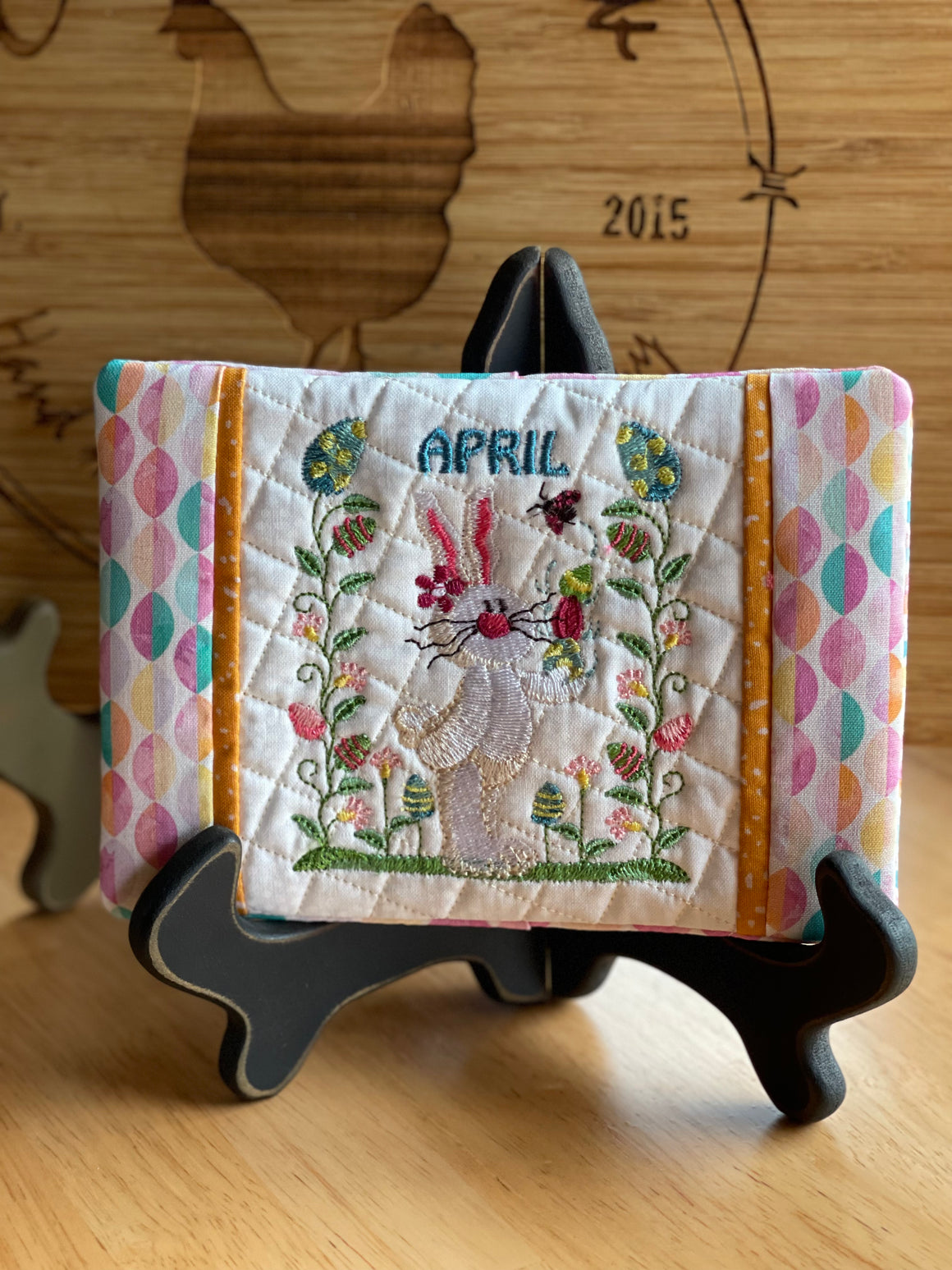 April Mug Rug