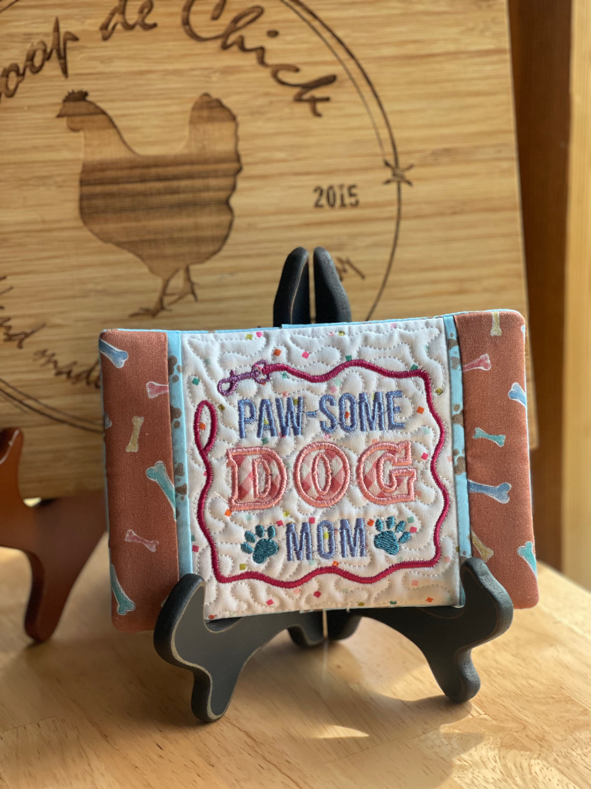 Paw-some Dog Mom Mug Rug