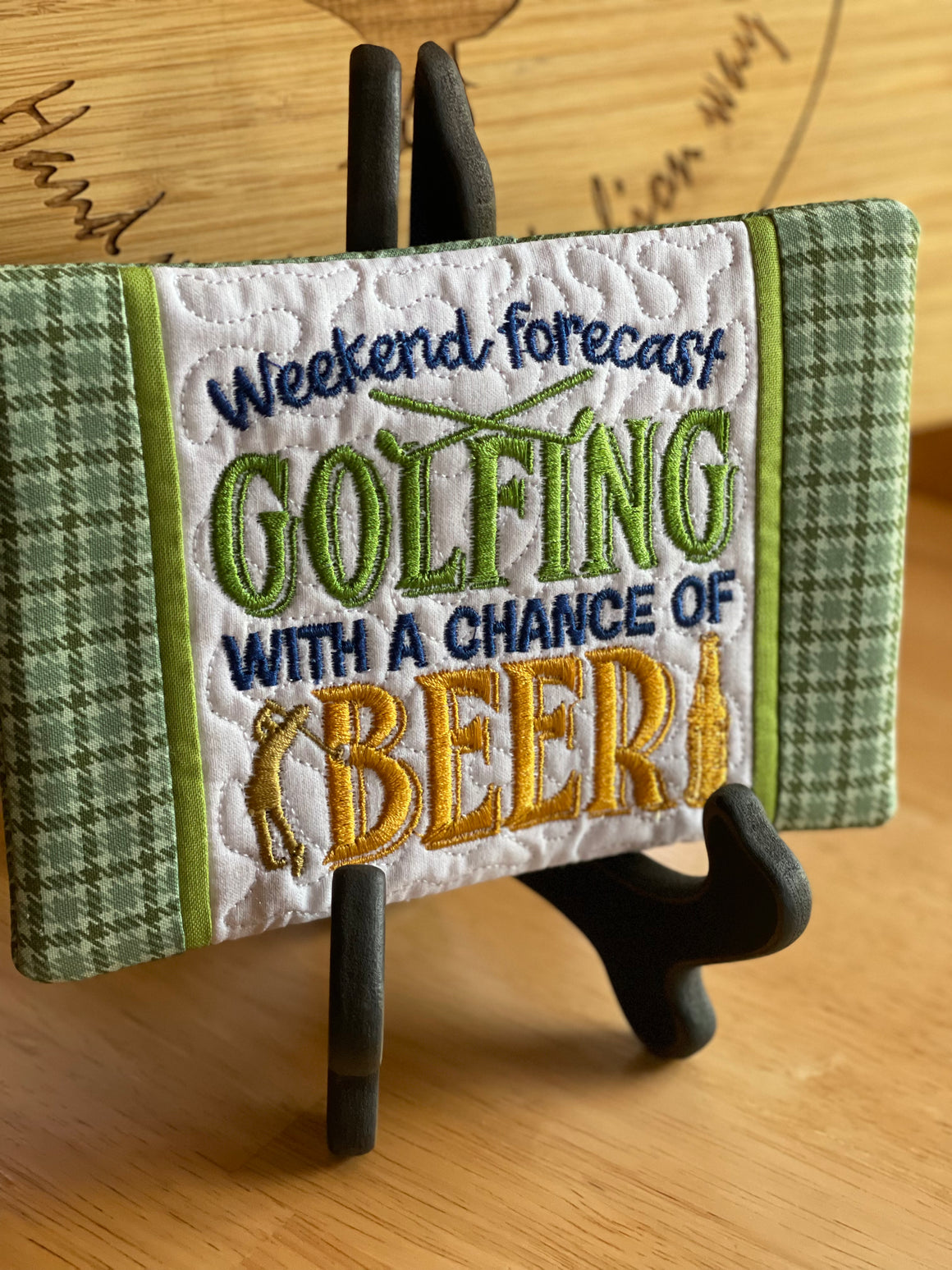 Golf Mug Rug