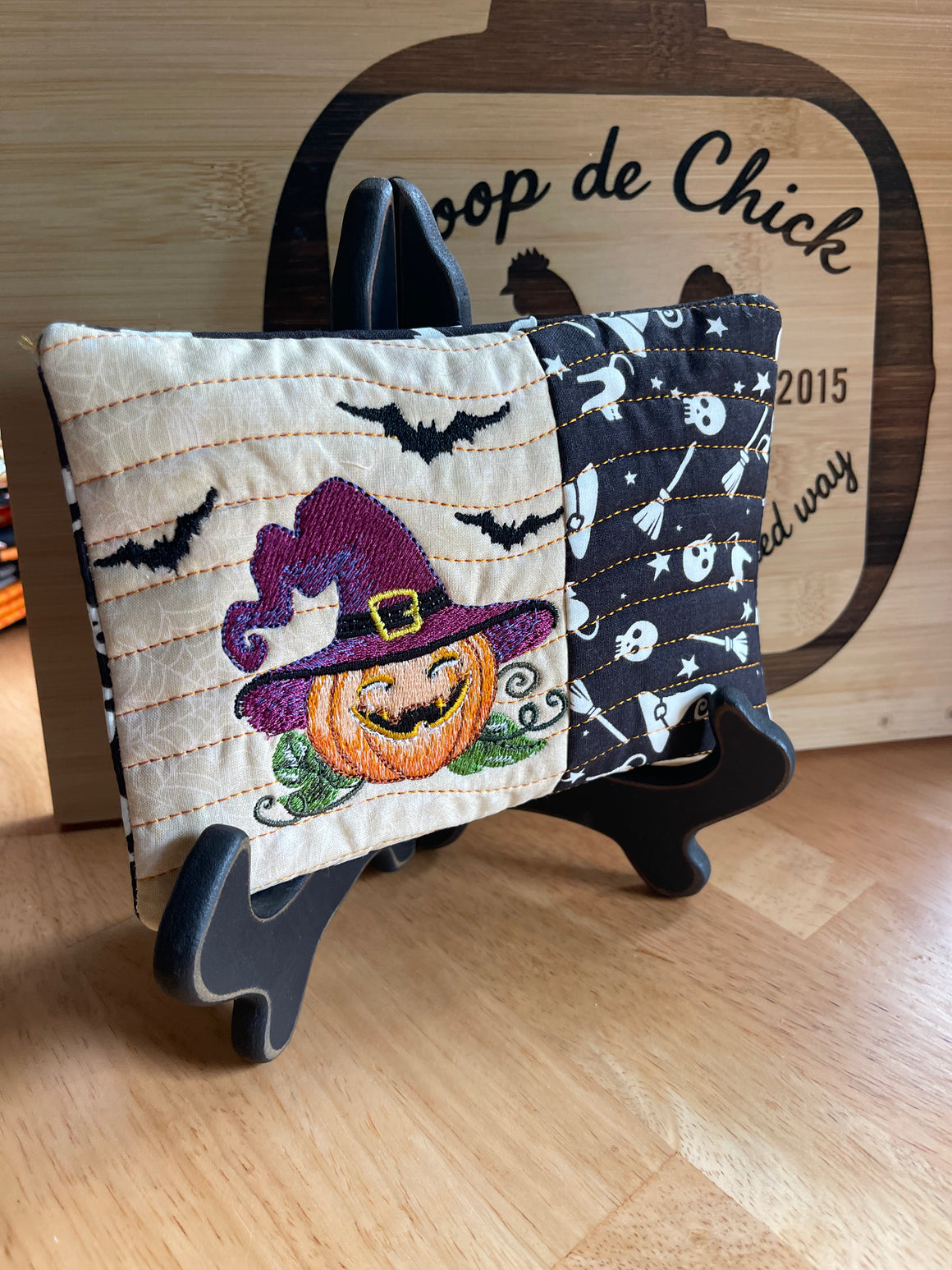 Halloween mug rug
