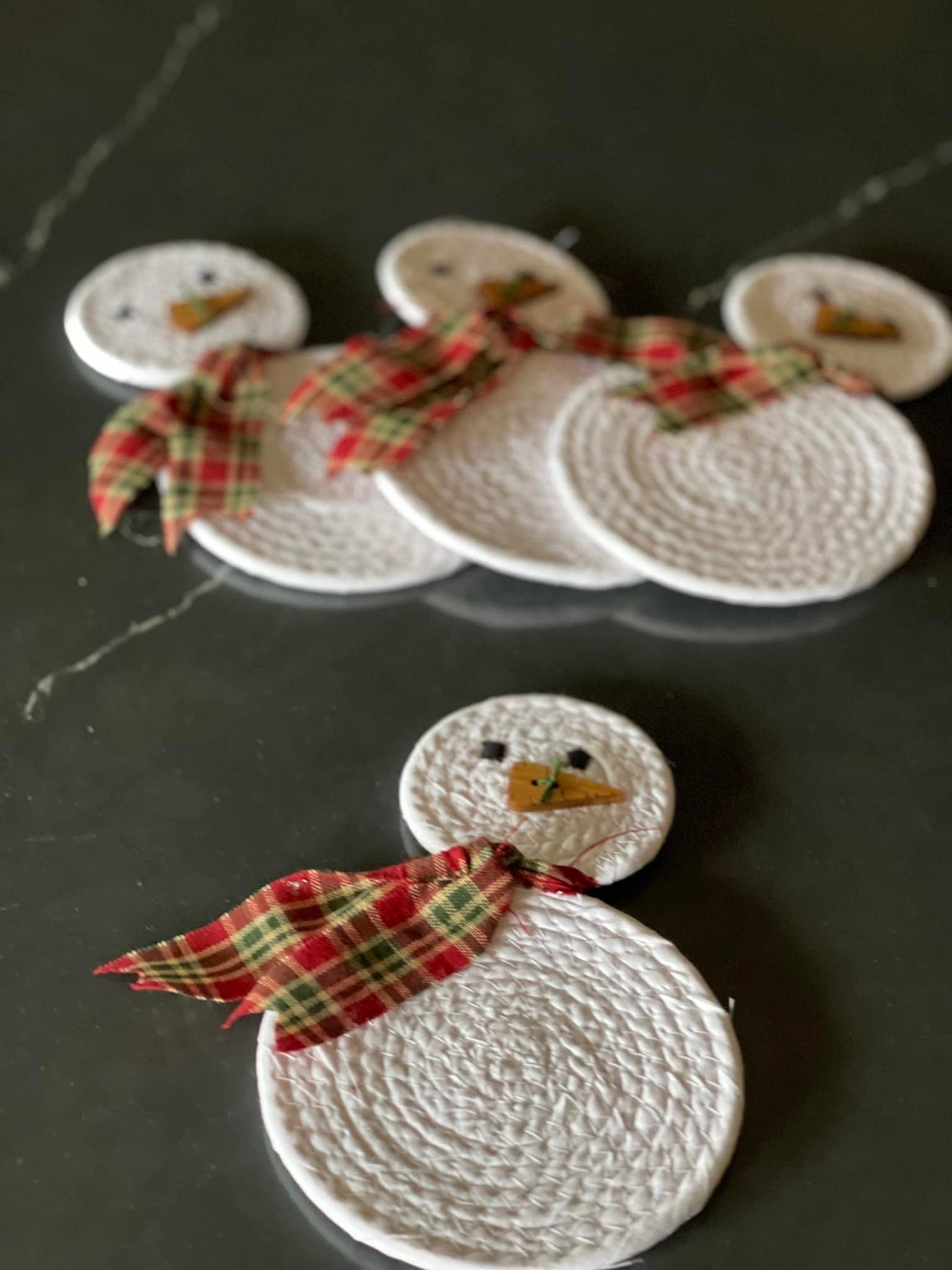 Snowman Coasters