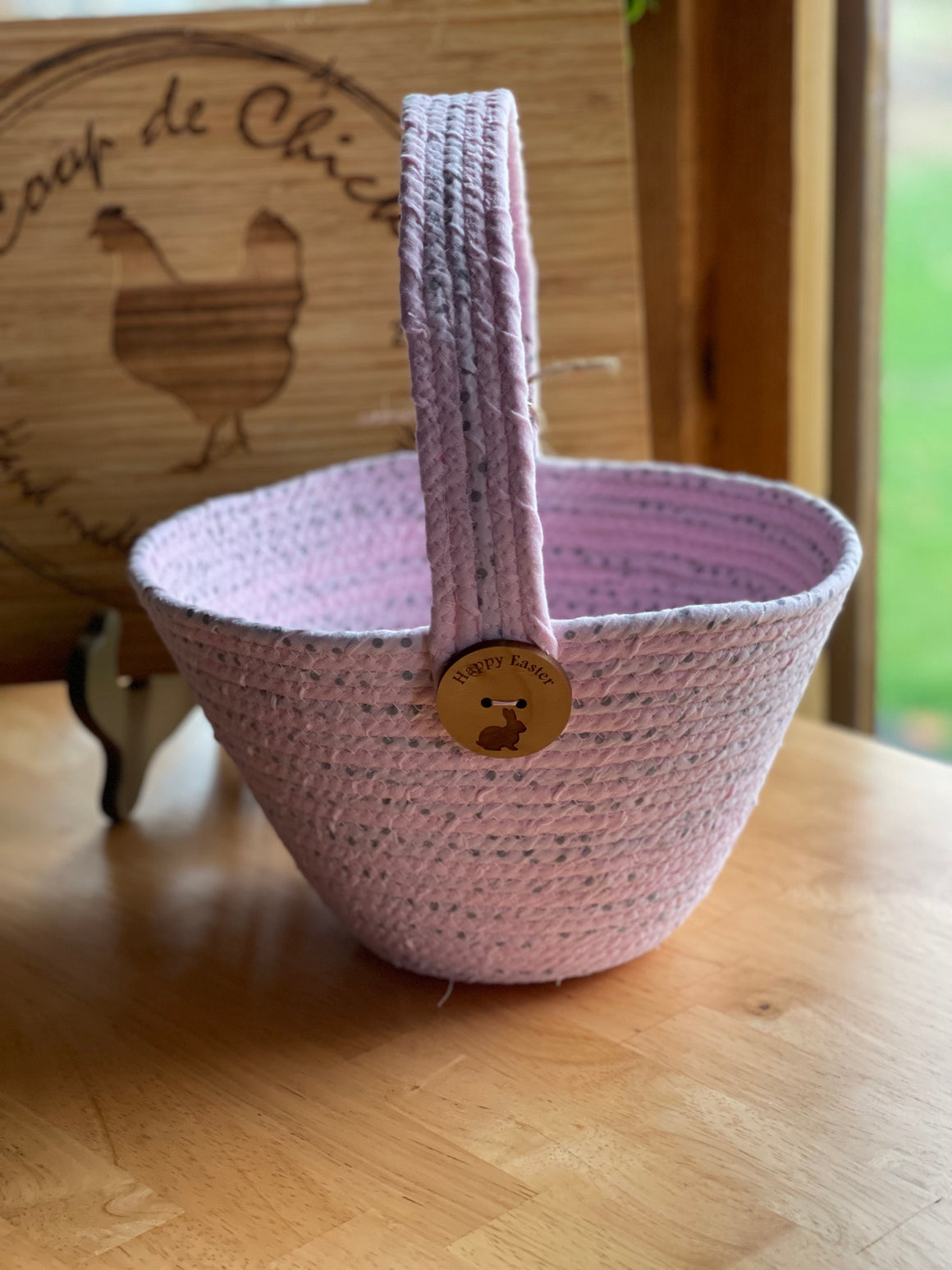 Mothers Day Etched Bowl and Basket